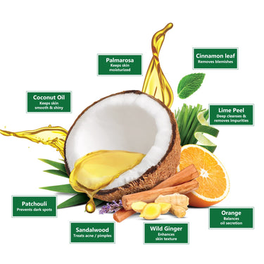 Chandrika Ayurvedic Soap Classic| Handmade Soap for Naturally Radiant Skin| For All Skin Types| 125g (Pack of 3)+75g Free